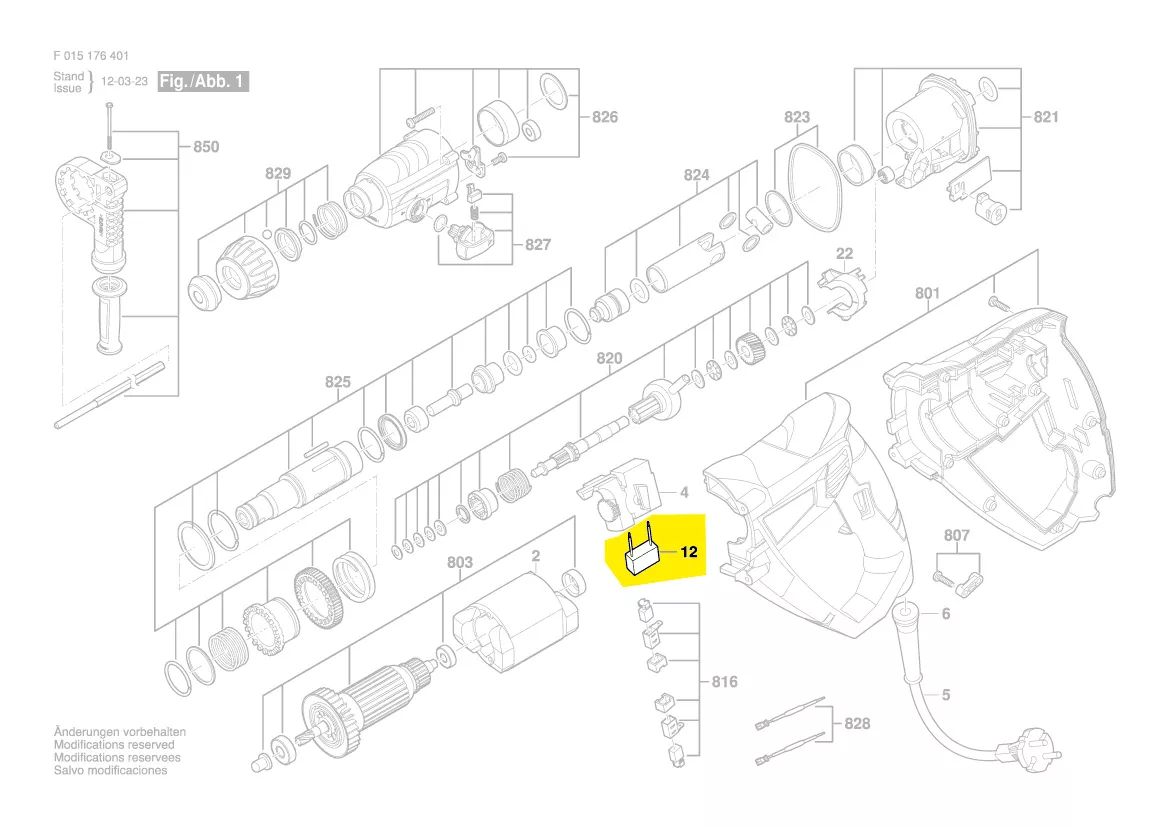 Condensateur réf. 2 610 Z03 853 Skil